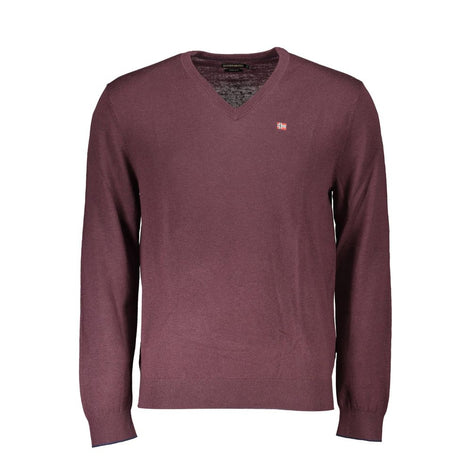 Napapijri Rosso Wool Men Sweater Napapijri