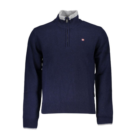 Napapijri Blue Tessuto Men's Sweater Napapijri