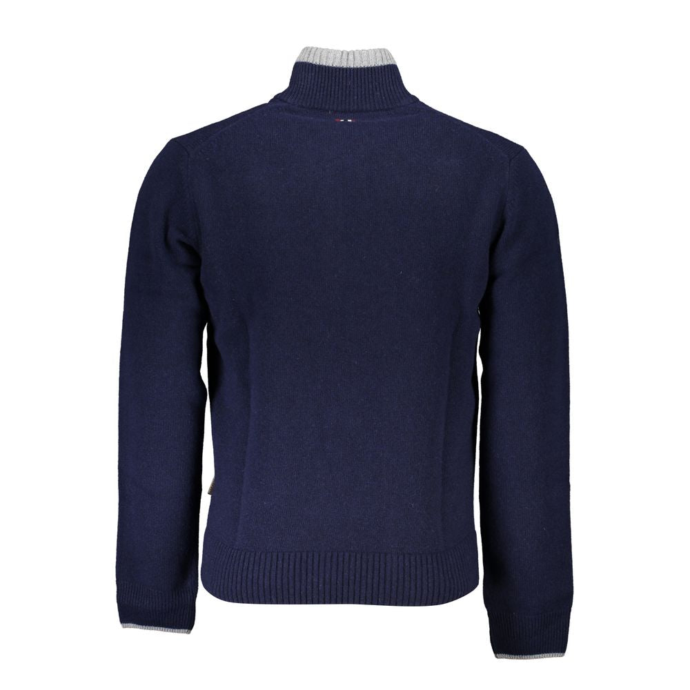 Napapijri Blue Tessuto Men's Sweater Napapijri