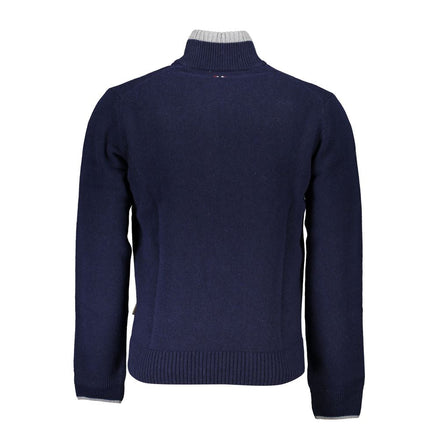 Napapijri Blue Tessuto Men's Sweater Napapijri