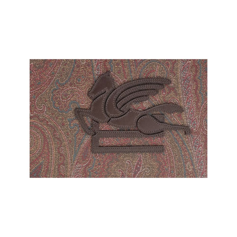 Etro Multicolor Cotton Clutch Bag Etro