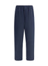 Prada Blue Cotton Casual Pants Prada