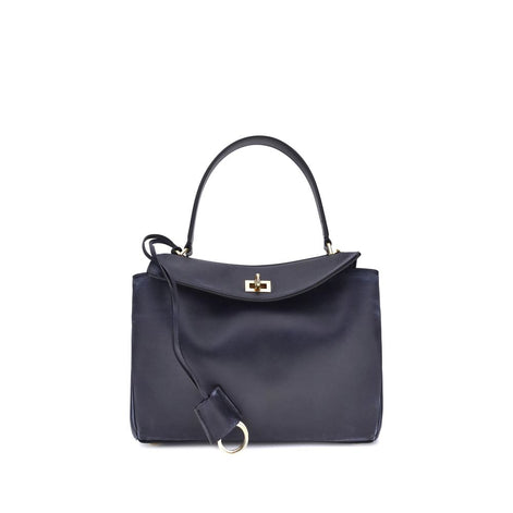 Balenciaga Blue Calf Leather Bos Taurus Shoulder Bag Balenciaga