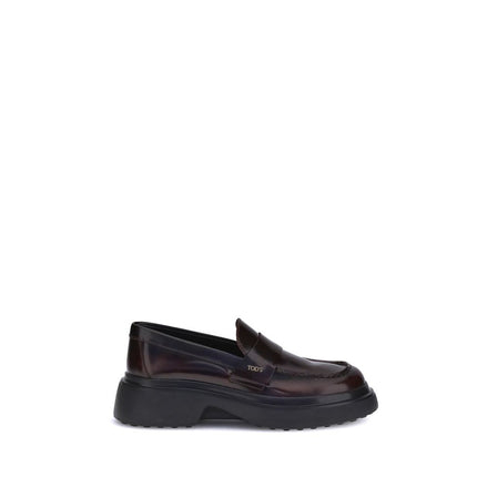 Tod's Brown Rubber Platform Loafers Tod's