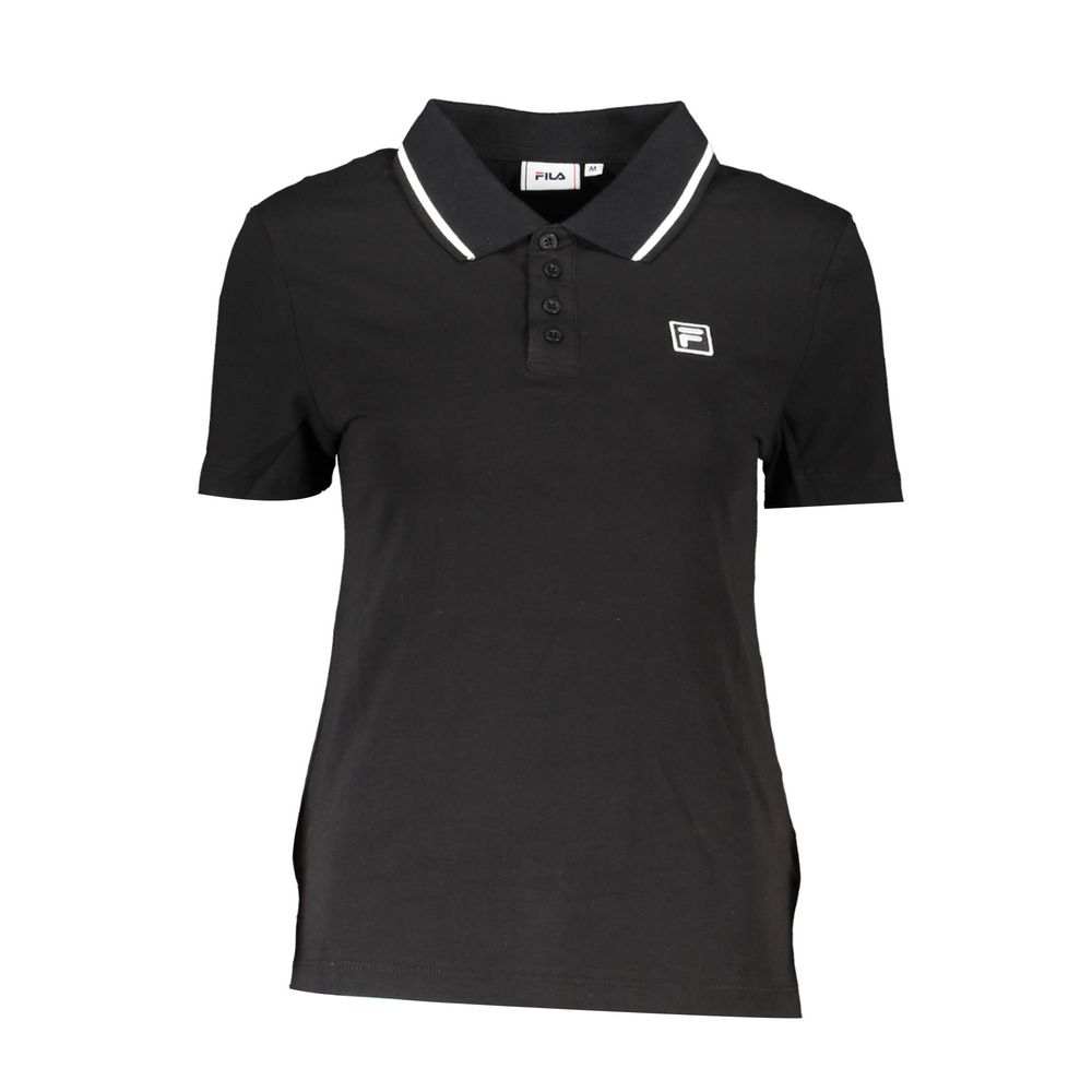 Fila Black Cotton Women's Polo Fila