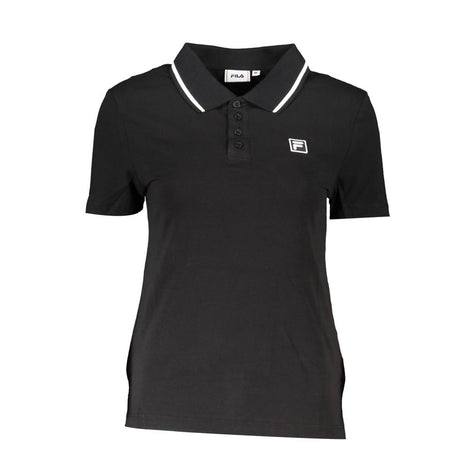 Fila Black Cotton Women's Polo Fila