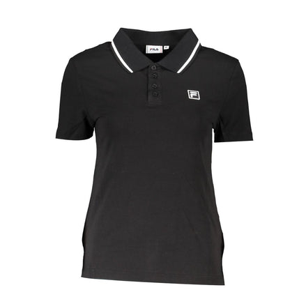 Fila Black Cotton Women's Polo Fila
