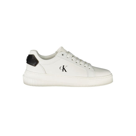 Calvin Klein Bianco Polyurethane Damen-Sneaker