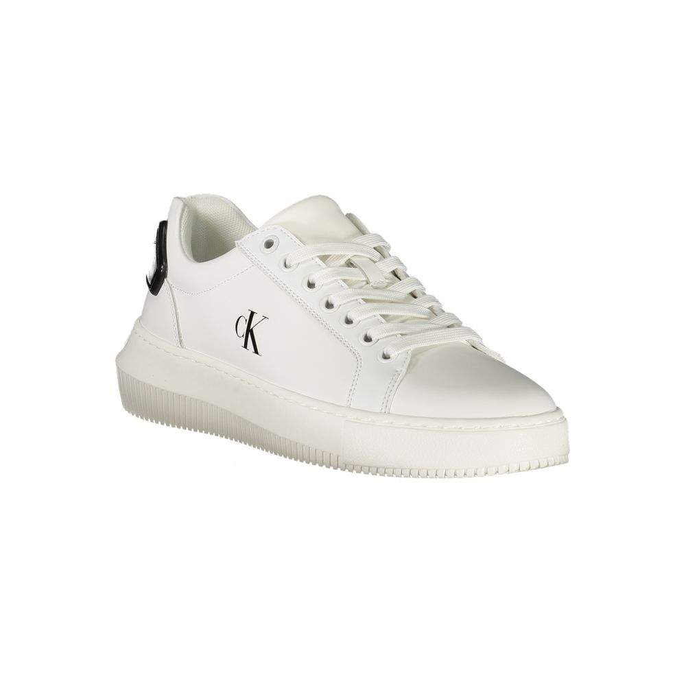 Calvin Klein Bianco Polyurethane Damen-Sneaker