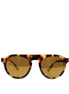Dolce & Gabbana Brown Acetate Round Leopard Print Eyewear Sunglasses Dolce & Gabbana