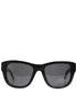 Dolce & Gabbana Black Leather Frame DG4177 Tinted Lens Sunglasses Dolce & Gabbana
