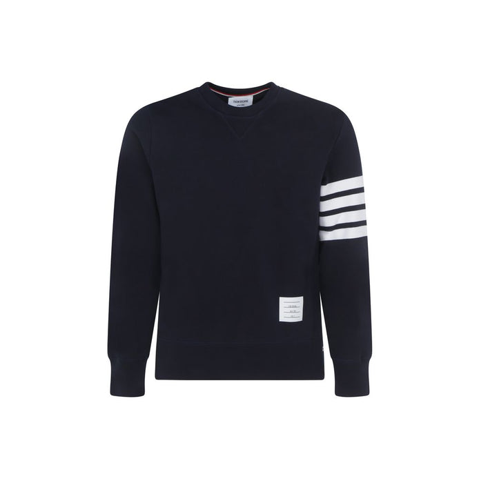 Thom Browne Blue Cotton Sweatshirt Thom Browne