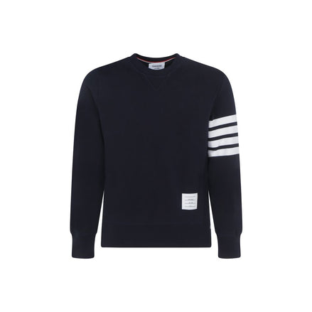 Thom Browne Blue Cotton Sweatshirt Thom Browne