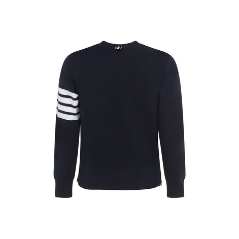 Thom Browne Blue Cotton Sweatshirt Thom Browne
