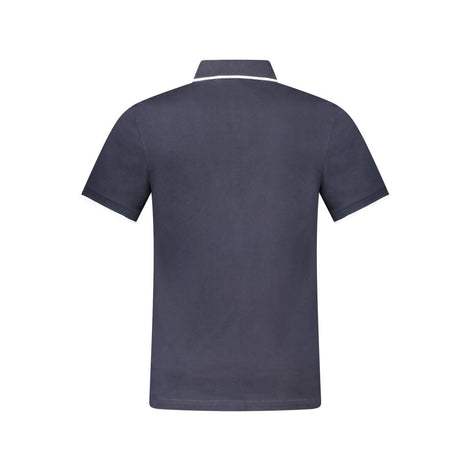 Hugo Boss Blu Cotton Slim Men Polo Hugo Boss