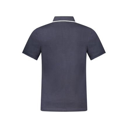 Hugo Boss Blu Cotton Slim Men Polo Hugo Boss