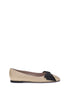 Valentino Garavani Brown Calf Leather Bos Taurus Ballet Flats Valentino Garavani