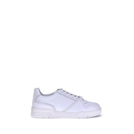 Moschino White Rubber Low Top Sneakers Moschino