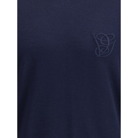 Valentino Blue Fleece Wool Turtleneck Valentino