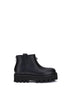 Alexander McQueen Black Calf Leather Bos Taurus Ankle Boots Alexander McQueen