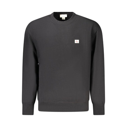 Calvin Klein Black Cotton Men Sweater Calvin Klein