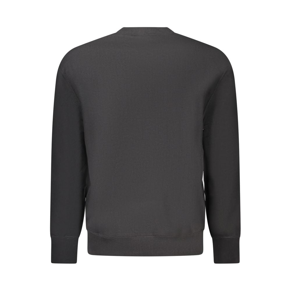 Calvin Klein Black Cotton Men Sweatshirt Calvin Klein