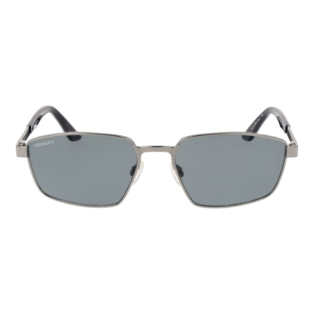 Serengeti Gray Metal Sunglasses Serengeti