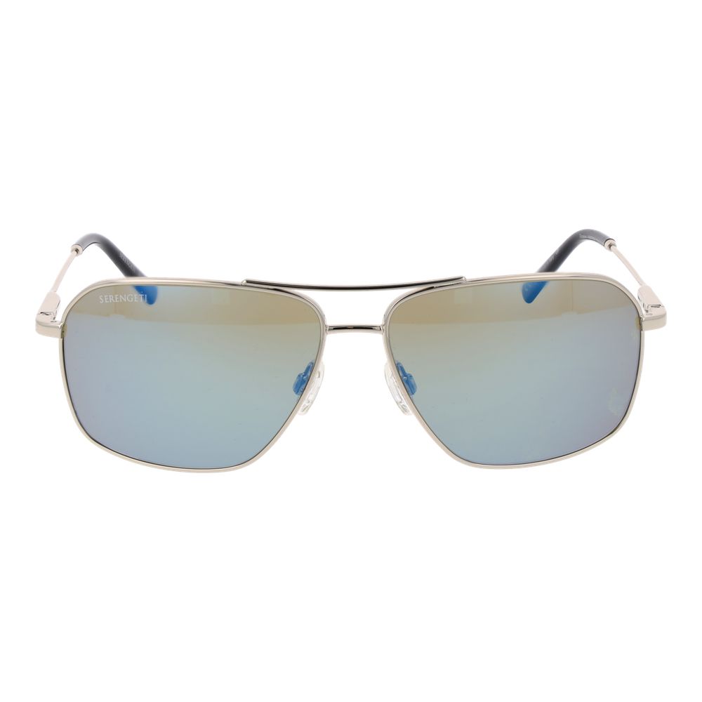Serengeti Silver Metal Sunglasses Serengeti