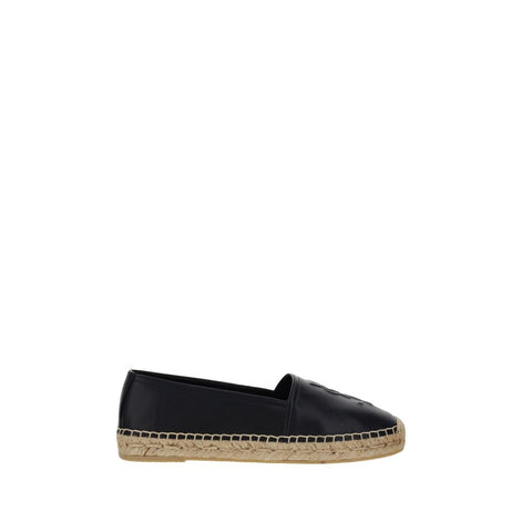 Saint Laurent Black Lamb Ovis Aries Aries Espadrilles Saint Laurent