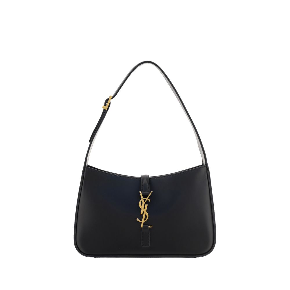 Saint Laurent Black Calf Leather Bos Taurus Shoulder Bag Saint Laurent