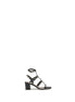 Valentino Garavani Black Calf Leather Bos Taurus Platform Sandals Valentino Garavani