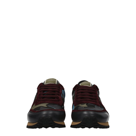 Valentino Garavani Green Leather Athletic Sneakers Valentino Garavani