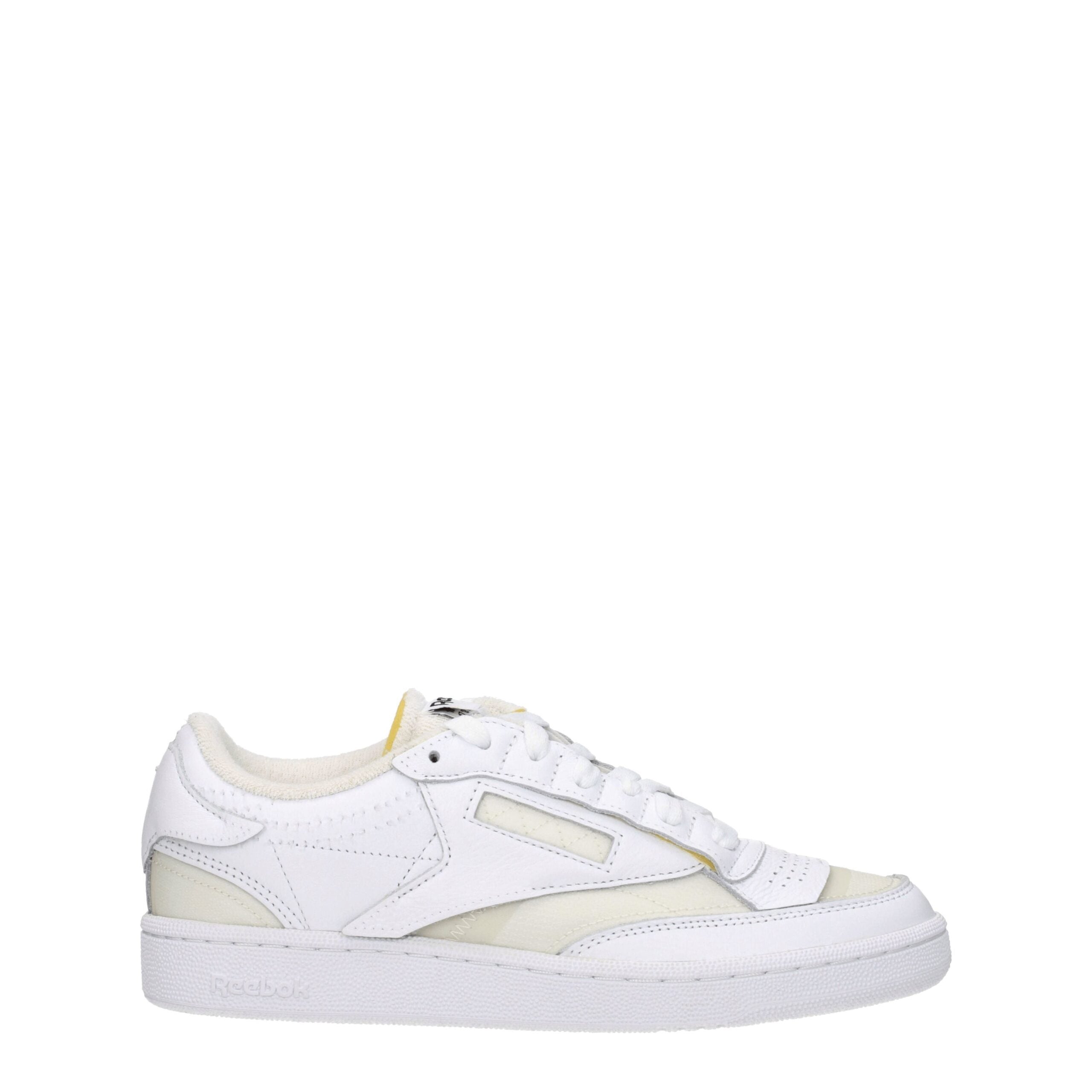 Maison Margiela White Fabric Low Top Sneakers Maison Margiela