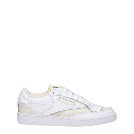 Maison Margiela White Fabric Low Top Sneakers Maison Margiela