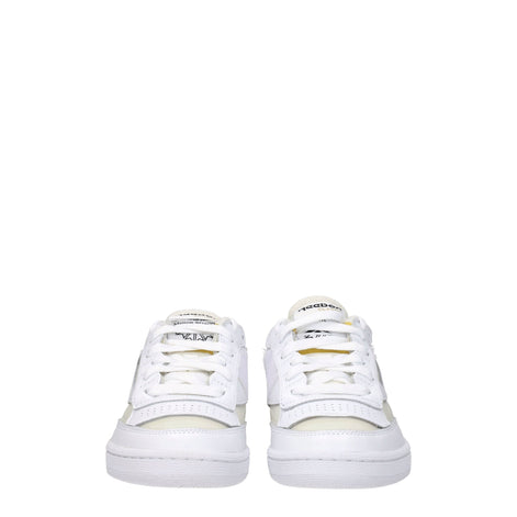 Maison Margiela White Fabric Low Top Sneakers Maison Margiela