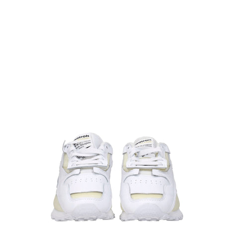 Maison Margiela White Leather Athletic Sneakers Maison Margiela
