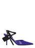 Off-White Purple Leather High Heel Pumps Off-White