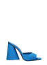 The Attico Light Blue Satin Platform Sandals The Attico