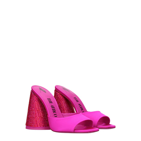 The Attico Pink Satin Platform Sandals The Attico