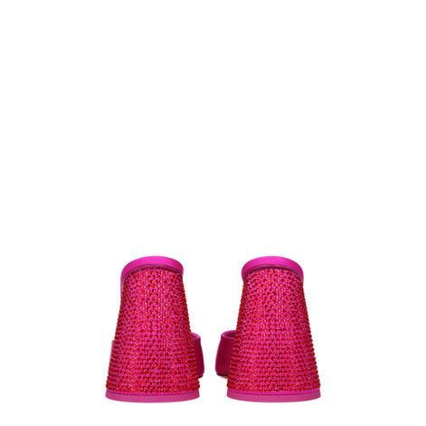 The Attico Pink Satin Platform Sandals The Attico