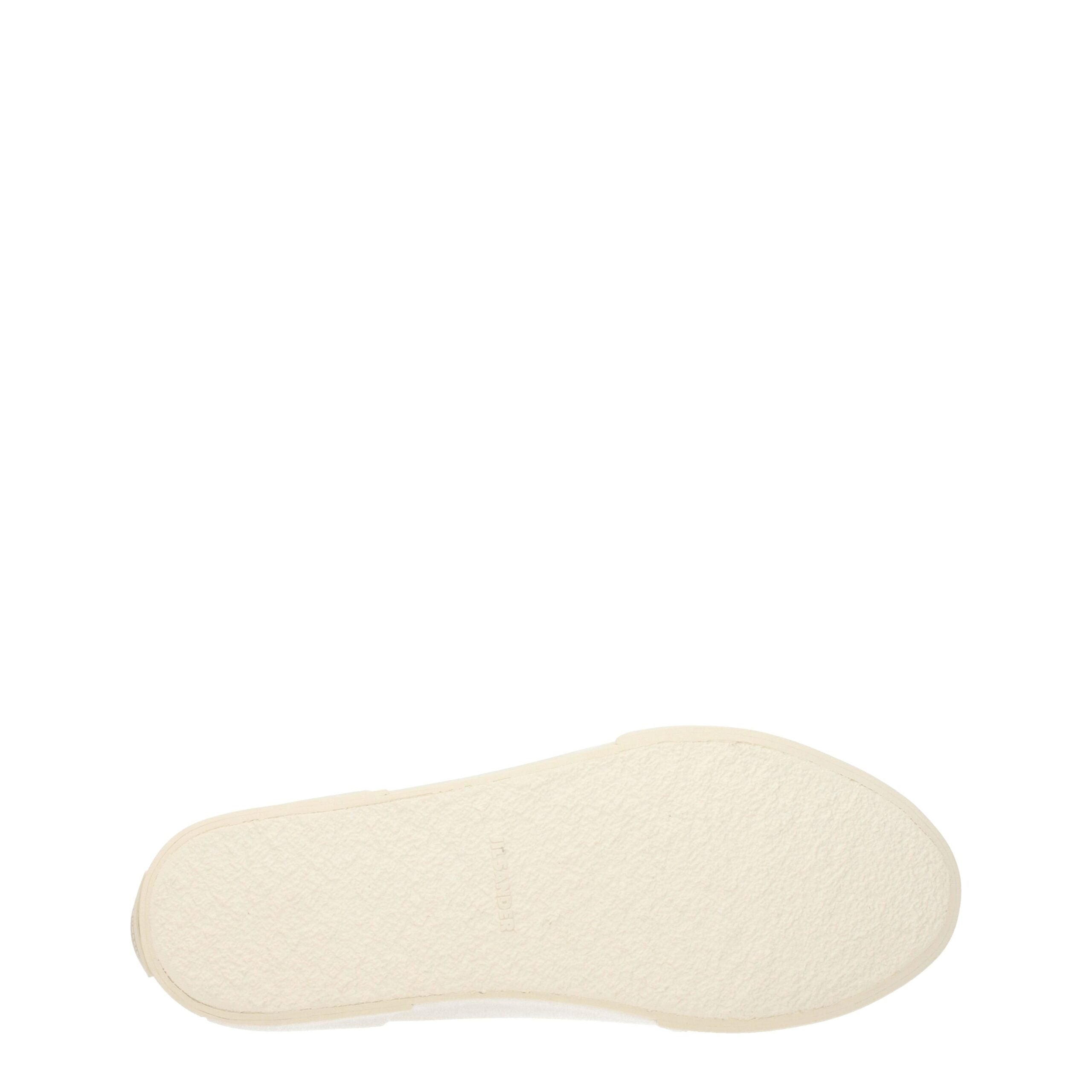 Jil Sander Beige Fabric High Top Sneakers Jil Sander