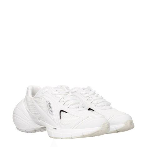 Givenchy White Fabric Athletic Sneakers Givenchy