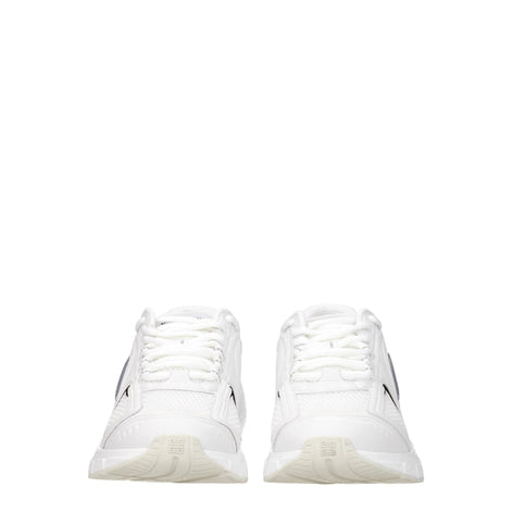 Givenchy White Fabric Athletic Sneakers Givenchy