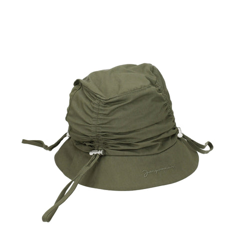 Jacquemus Green Cotton Bucket Hat Jacquemus