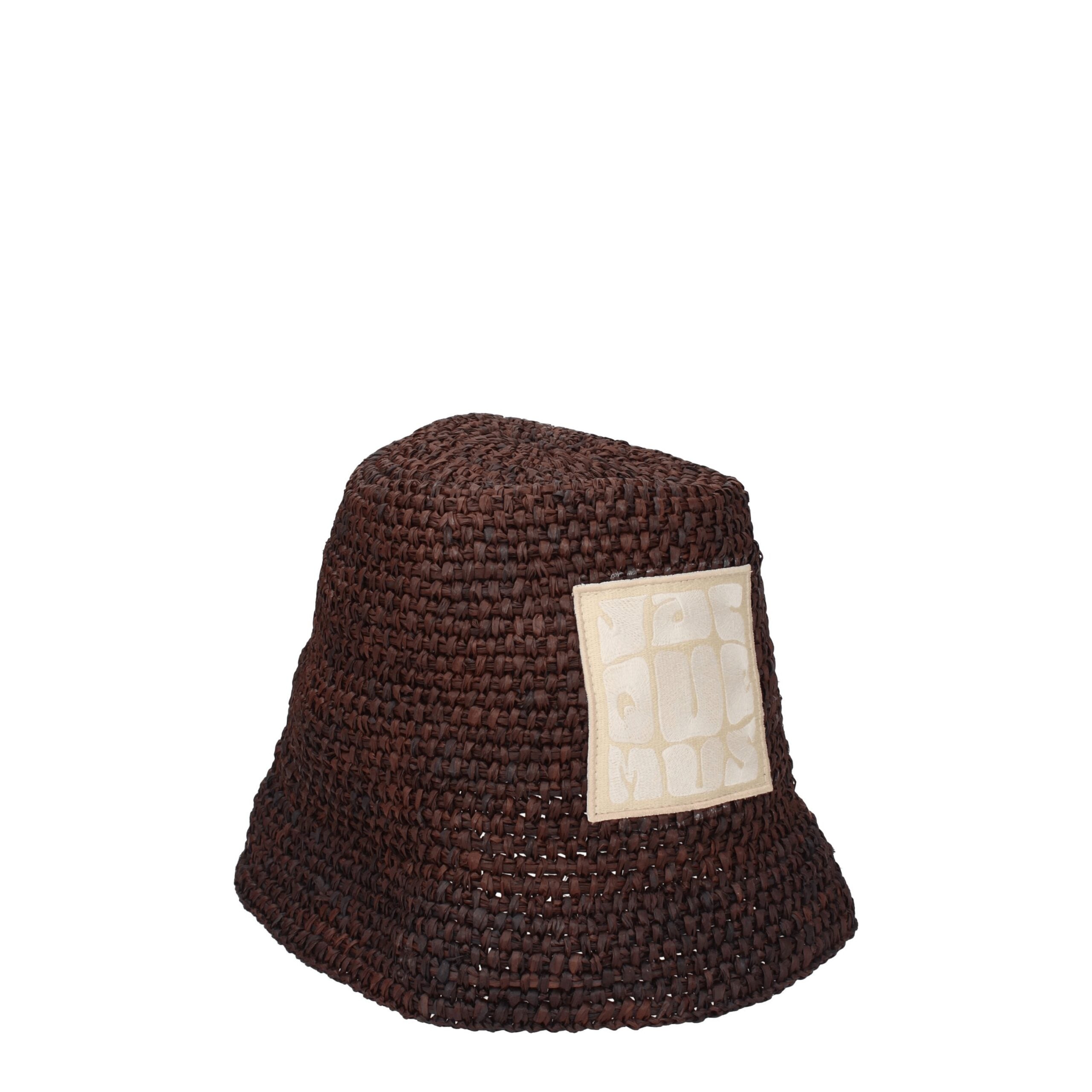 Jacquemus Brown Raffia Bucket Hat Jacquemus