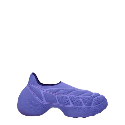 Givenchy Purple Fabric Slip-On Loafers Givenchy