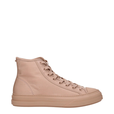 Valentino Garavani Pink Fabric High Top Sneakers Valentino Garavani