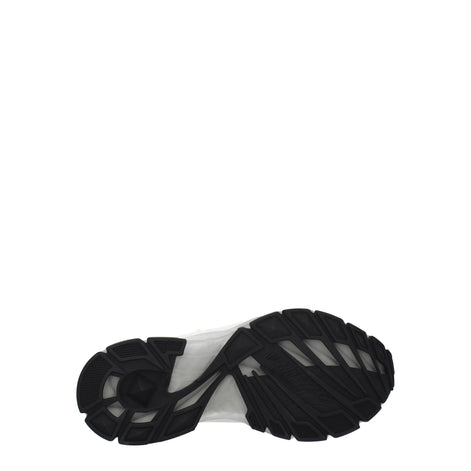 Valentino Garavani White Fabric Athletic Sneakers