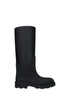 Burberry Black Cotton Rain Boots Burberry