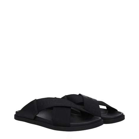 Givenchy Black Fabric Slippers Givenchy